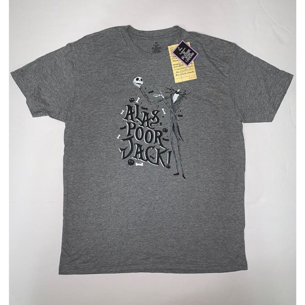 The Nightmare Before Christmas T Shirt Sz L Jack Skeleton Out Of Print Halloween